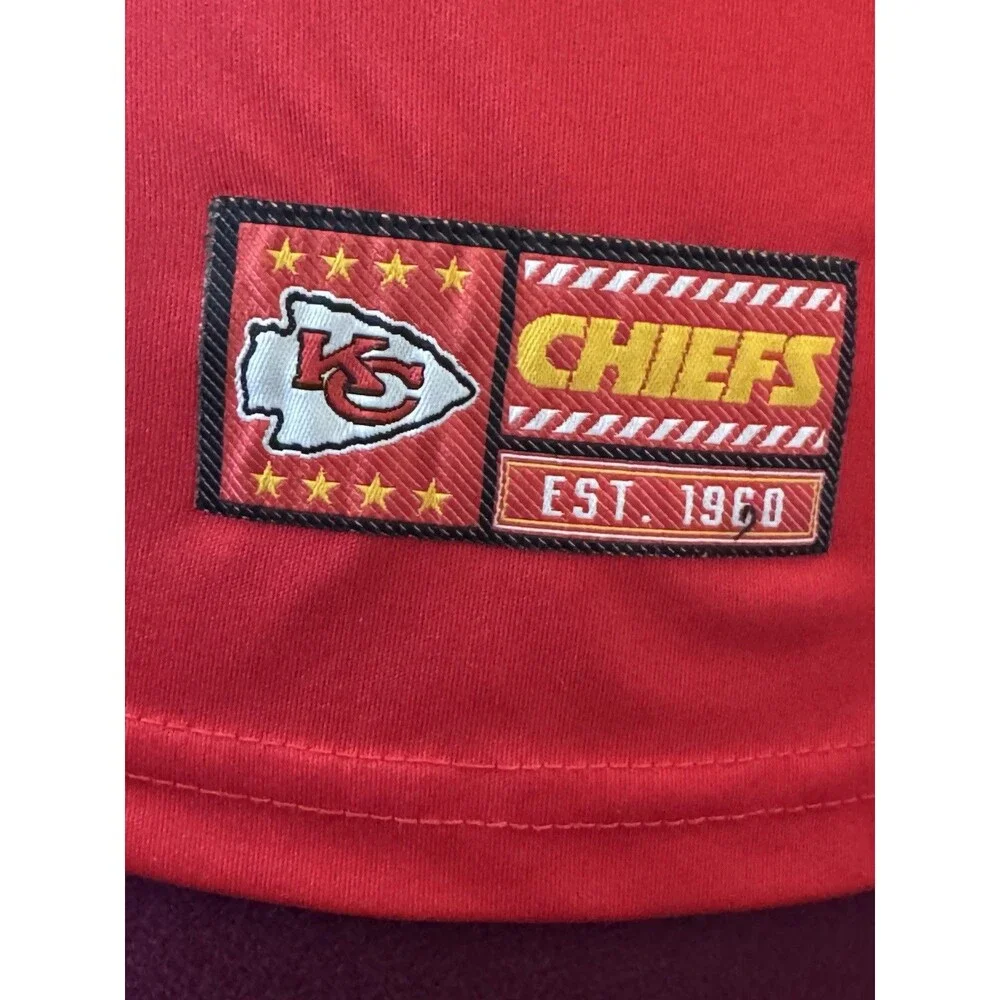 Kansas City Chiefs 1/4 Zip Pullover Red NFL Team Apparel Women’s XL
